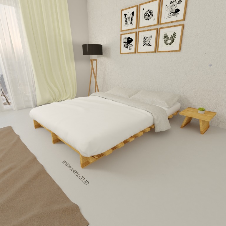 Dipan Kayu Model Rendah Pendek Minimalis Nyaman Murah Custom Perabotan Rumah Di Carousell