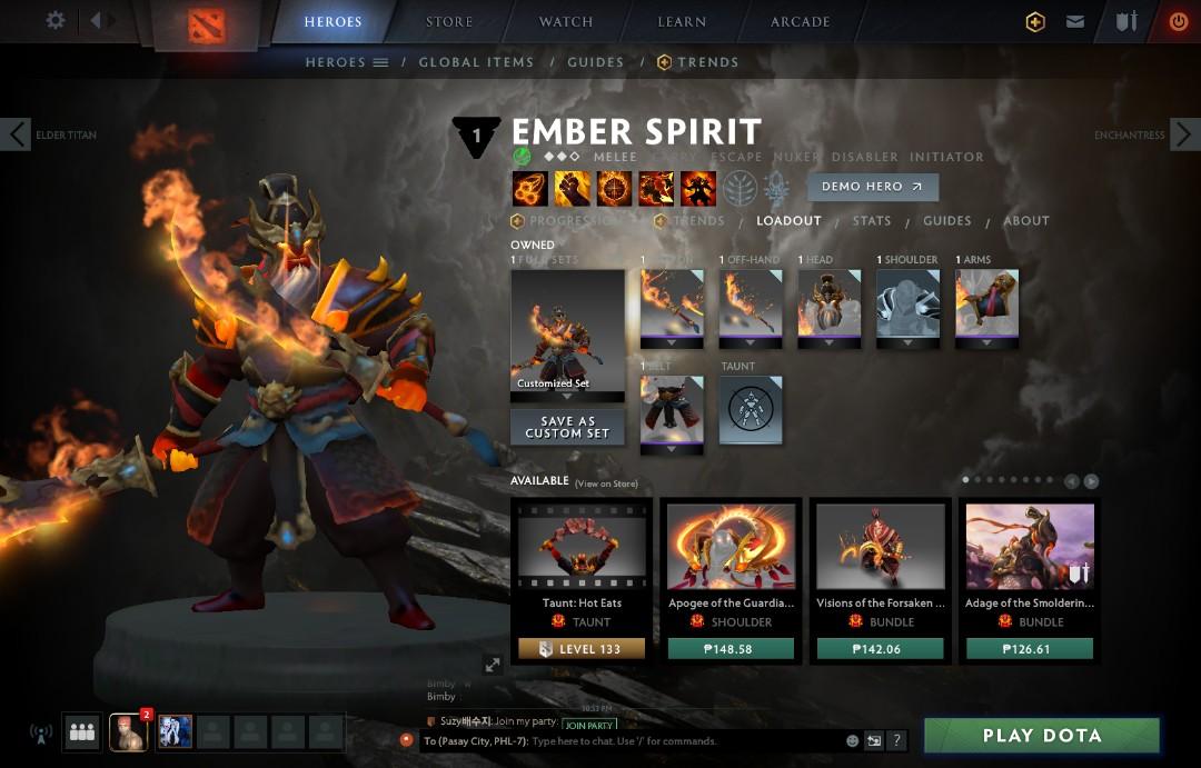 Dota 2 Sets II (Category: Xbox) located in Pasig City. Submitted by mxbutterfly (Listing ID 1023122479, Image 2). Description: Have these, and many more....