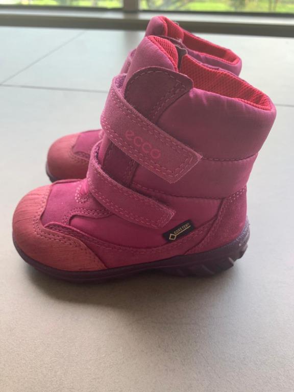 Ecco Uno Boots Girls, Purple. Condition (9/10), Babies & Kids, Babies & Kids Fashion on Carousell