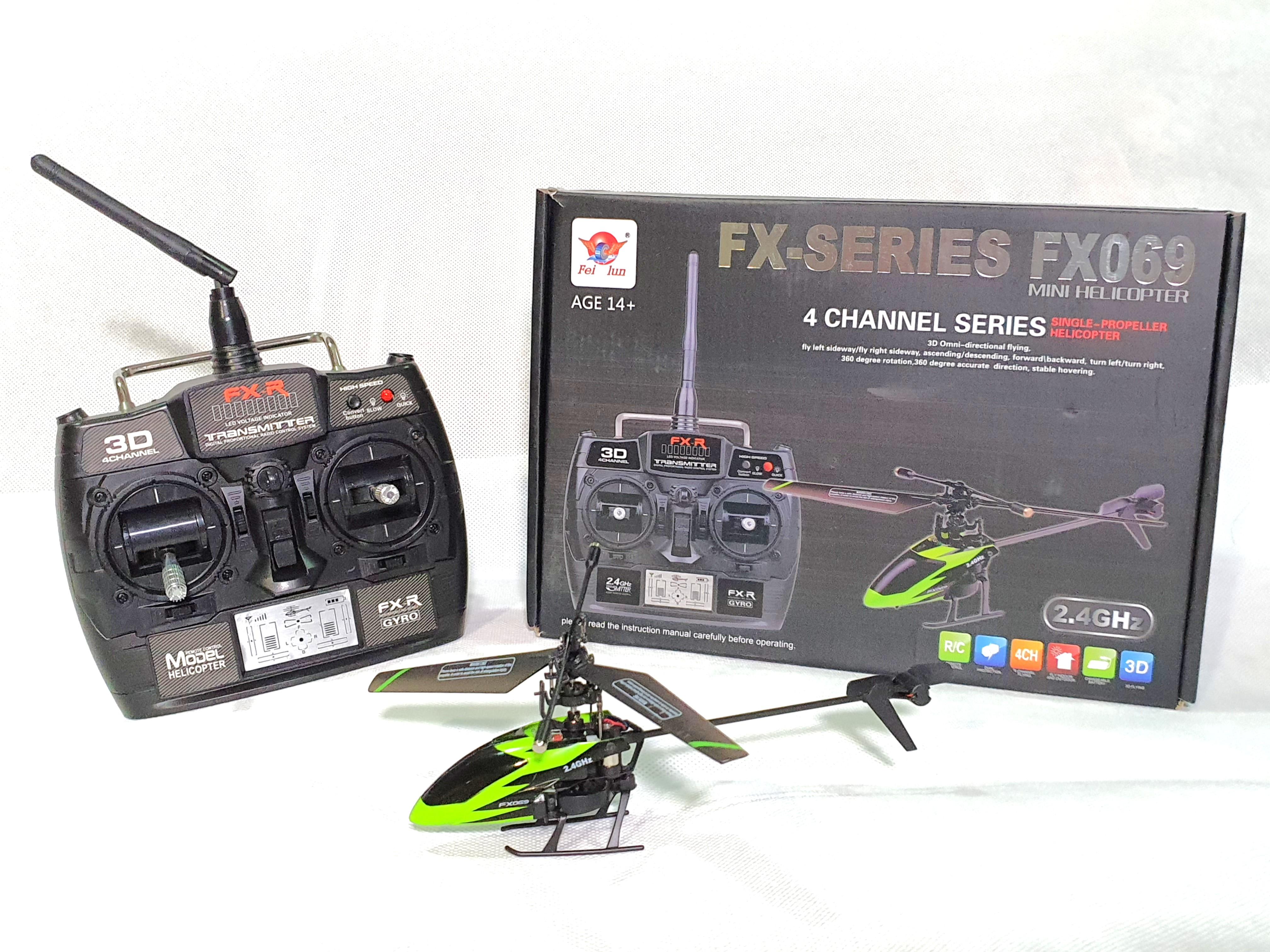 Feilun FX069 Single Blade 2.4G 4ch six axis gyro control small rc helicopter