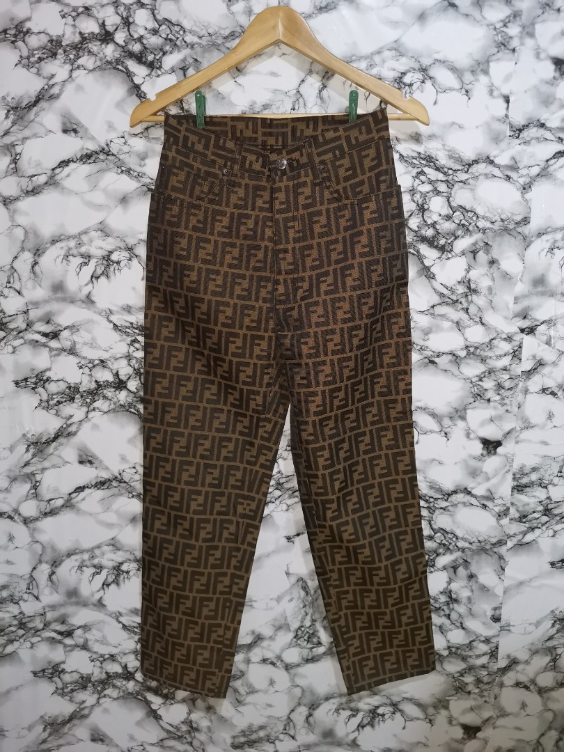 Fendi Zucca Pants Women s Fashion Bottoms Other Bottoms on