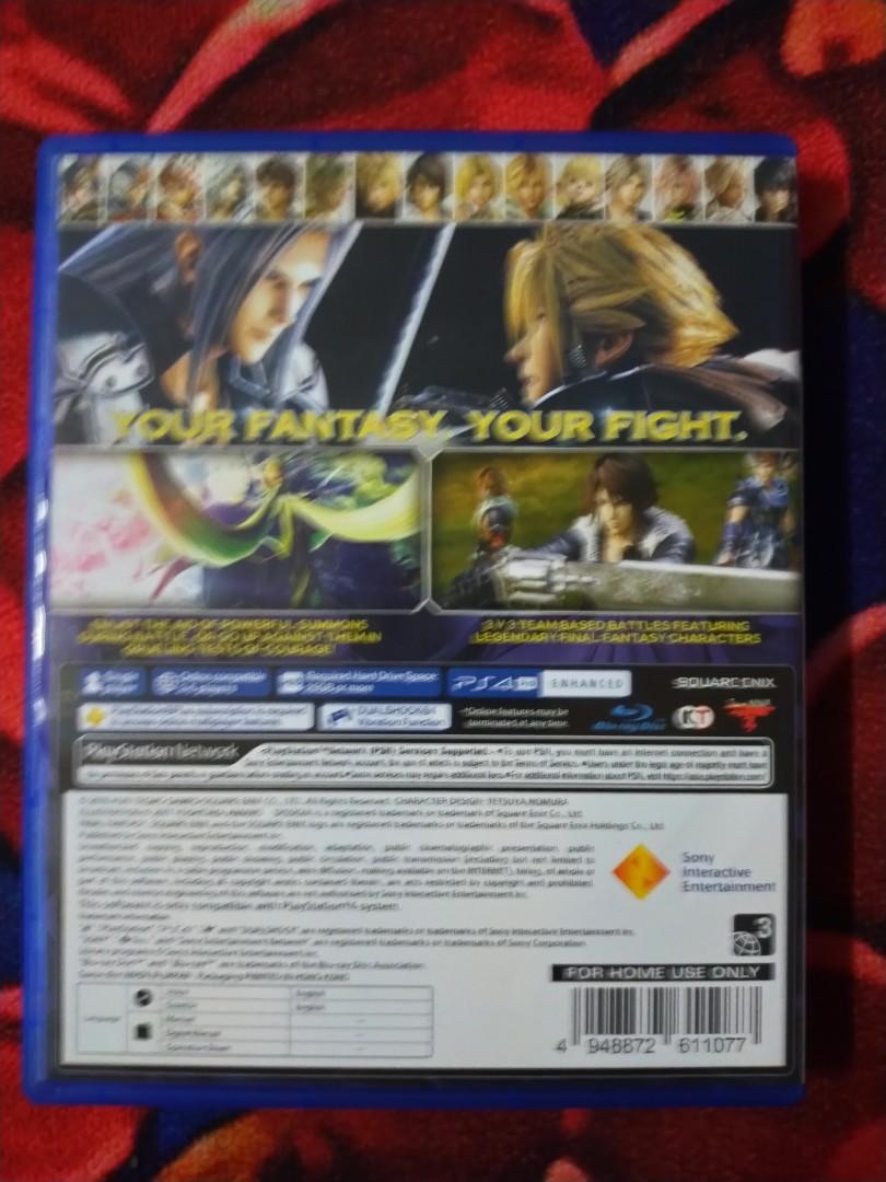 Final Fantasy Dissidia NT (Category: PlayStation) located in Mentakab. Submitted by imanity (Listing ID 1023069721, Image 2). Description: .