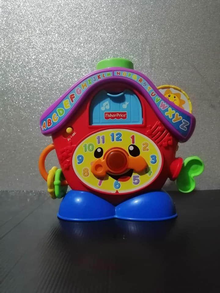fisher price peek a boo clock