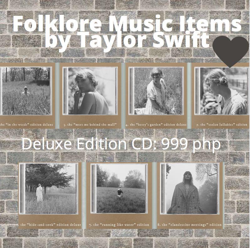 Folklore Cd Vinyl Tape By Taylor Swift Music Media Cd S Dvd S Other Media On Carousell