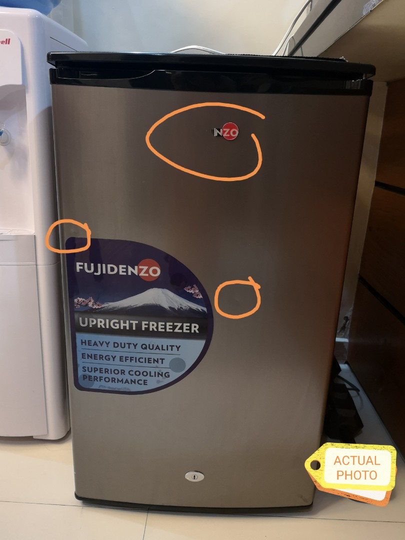 Fujidenzo 3.5 cu.ft. Upright Freezer, TV & Home Appliances, Kitchen