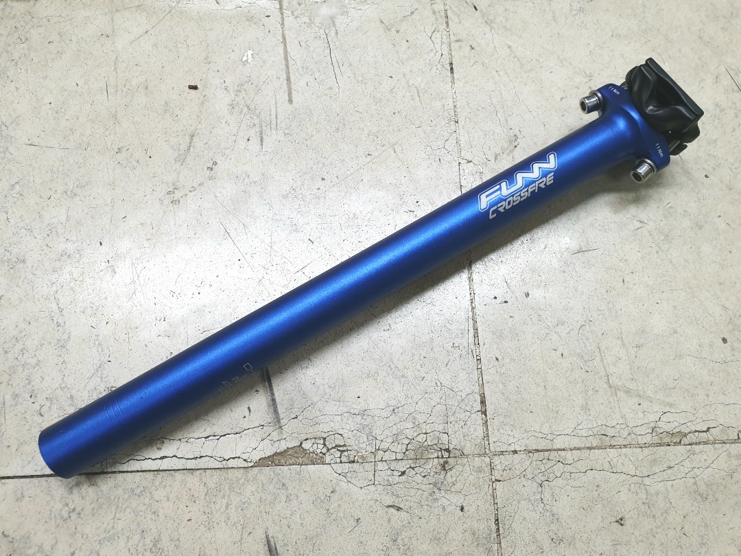 Blue seatpost hotsell