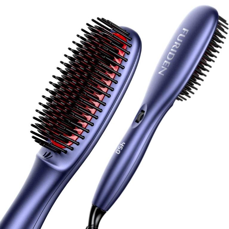 Furiden Professional Ionic Hair Straightener Brush ...