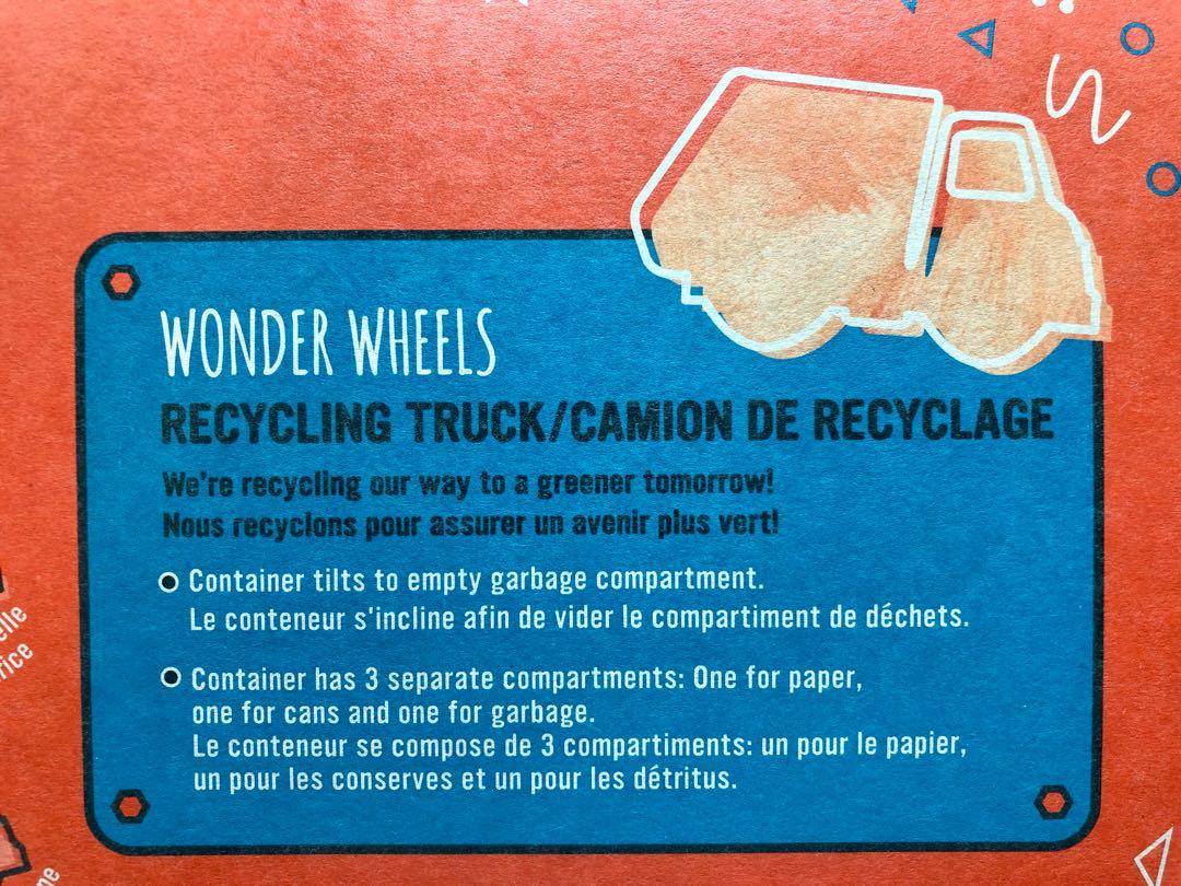 Garbage Truck Wonder Wheels, Hobbies & Toys, Toys & Games on Carousell