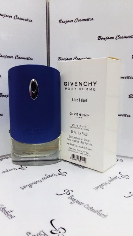 GIVENCHY pour homme BLUE LABEL EDT 50ml TESTER Packaging Beauty