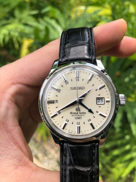 Grand Seiko SGBM003 Mechanical GMT (Predecessor of SBGM021 / SBGM221),  Luxury, Watches on Carousell