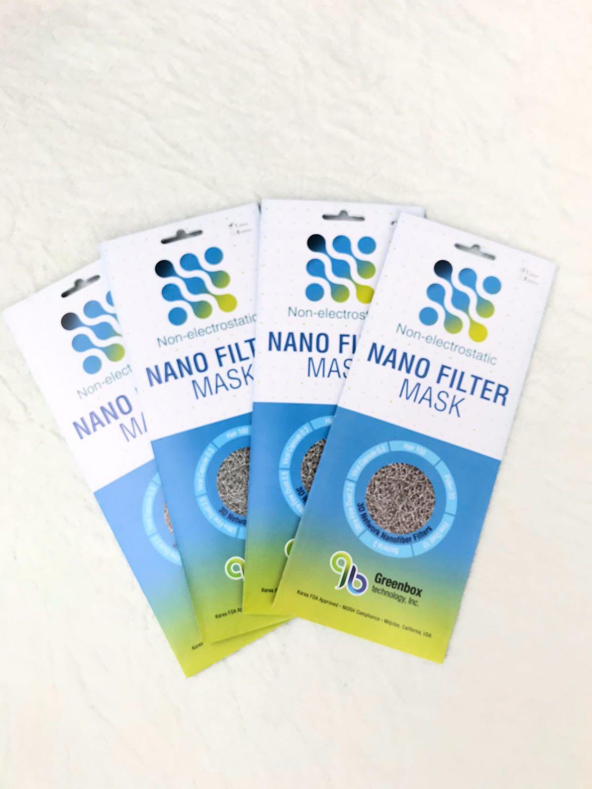 Greenbox N98 Nano Fiber Filter Mask Made In Usa Health Beauty Perfumes Nail Care Others On Carousell
