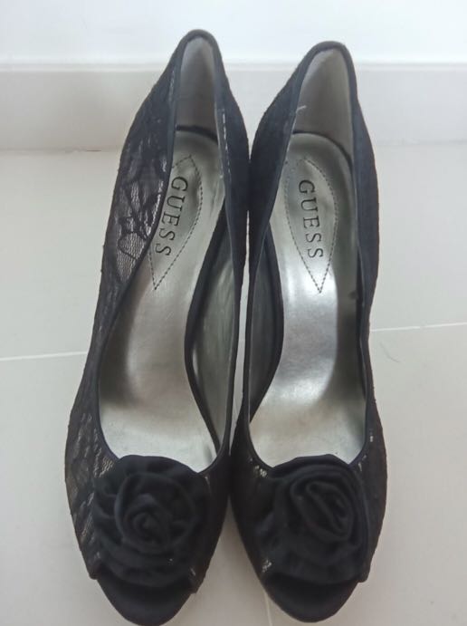 guess lace heels