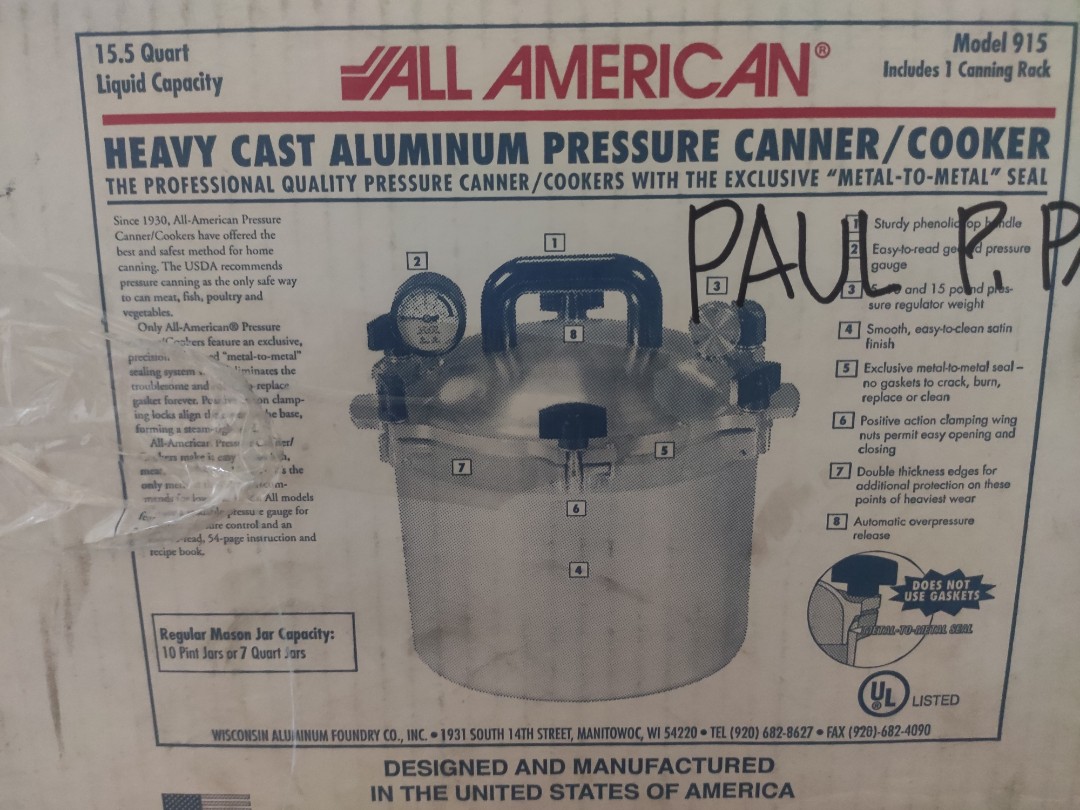 Heavy Cast Aluminum Pressure Cooker, TV & Home Appliances, Kitchen