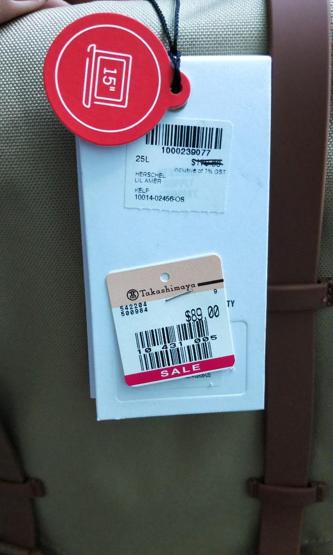 Herschel takashimaya outlet