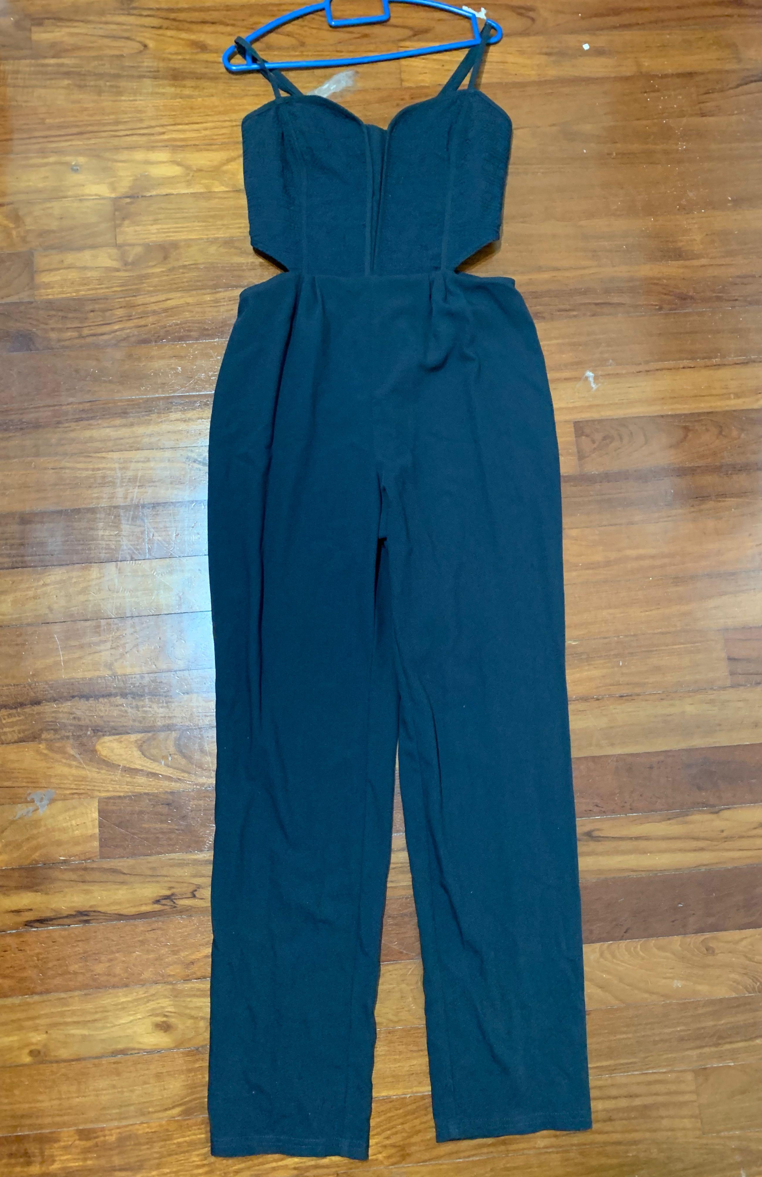 H&m sales navy jumpsuit