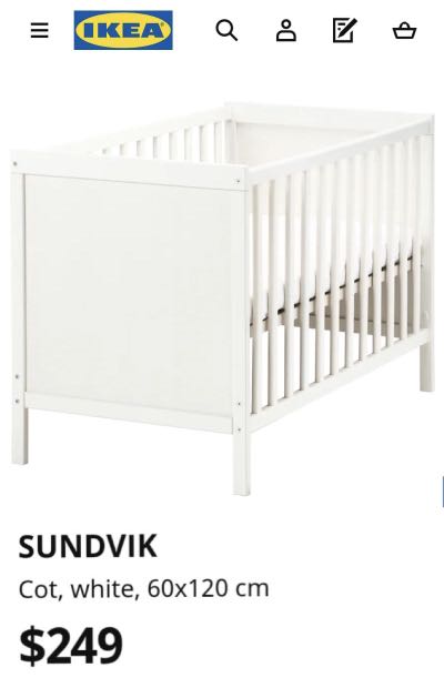 ikea crib to bed
