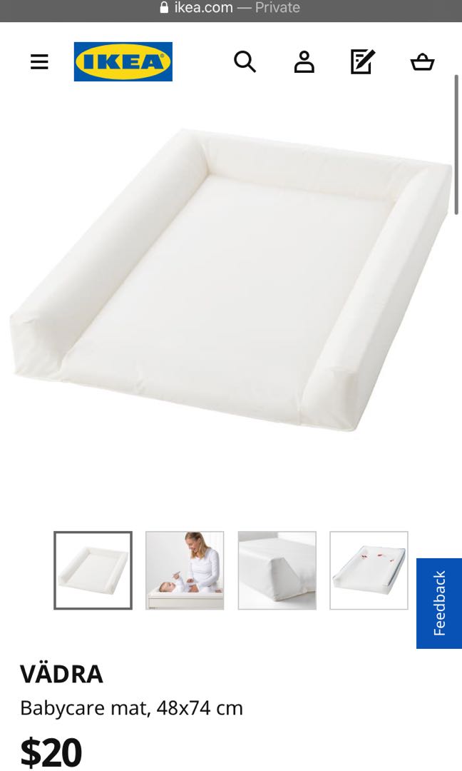 ikea inflatable changing mat