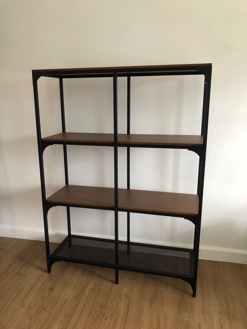 Ikea Fjallbo Shelf Unit 4 Level Home Furniture Furniture Fixtures Shelves Drawers On Carousell