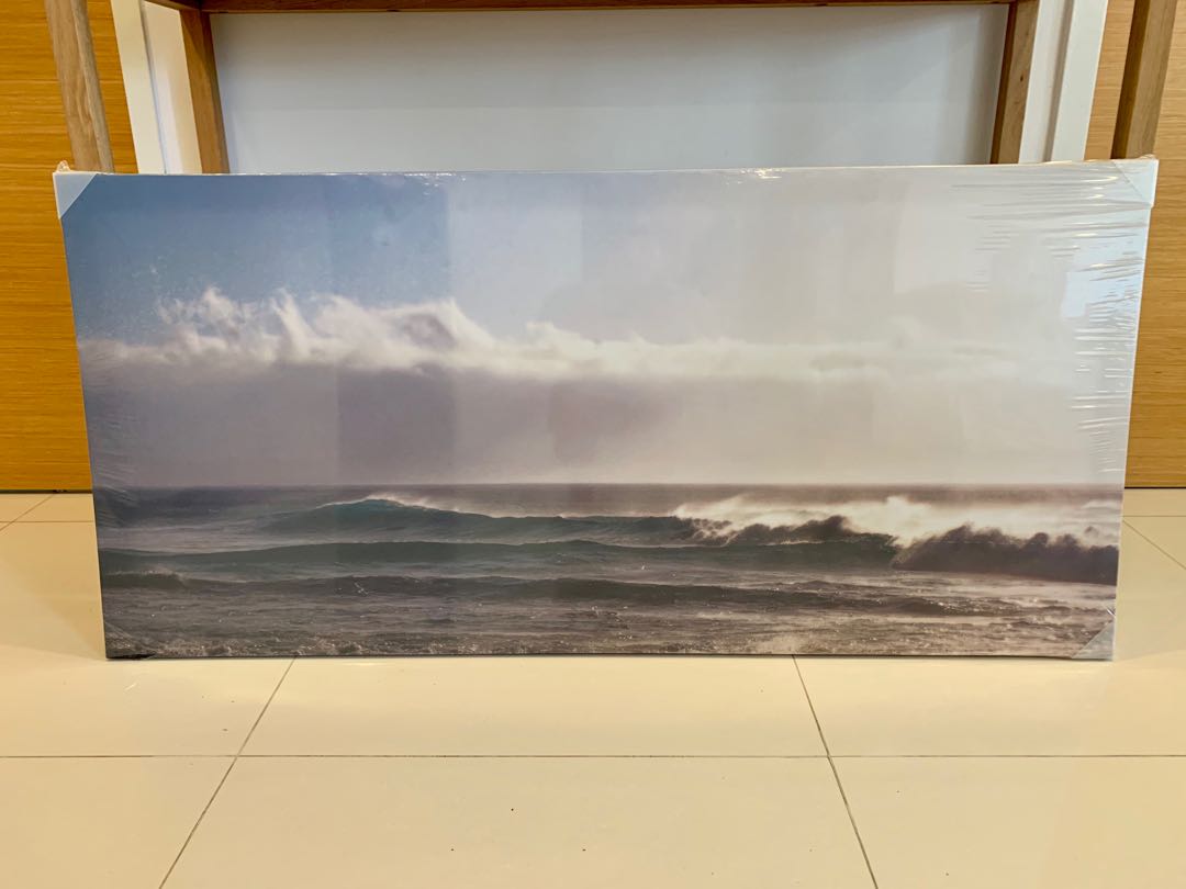 Ikea Pjatteryd Wave Canvas Painting Design Craft Art Prints On Carousell