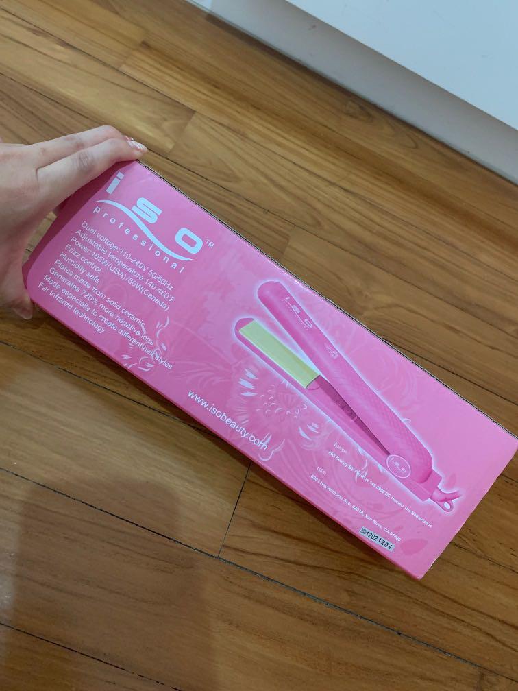 ISO Professional Sunshine Girl Ceramic Ionic Straightener Beauty