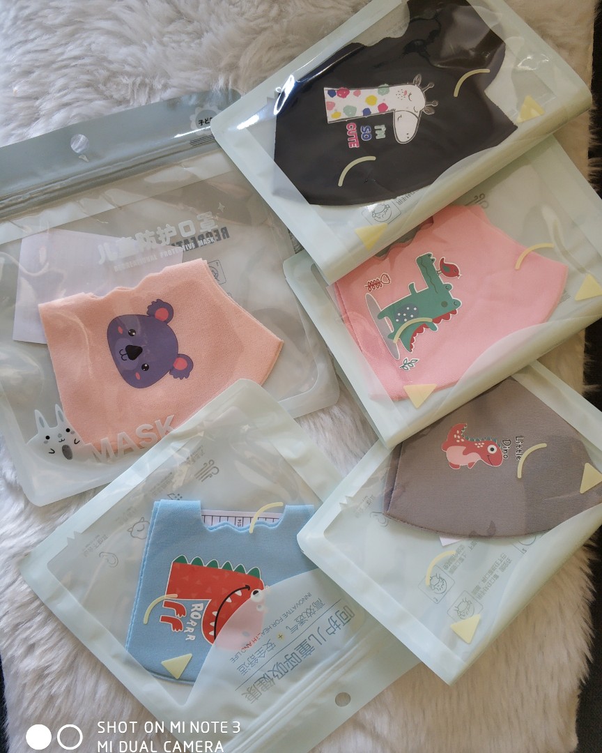 Kids Mask Topeng Muka Kanak Kanak Babies Kids Others On Carousell