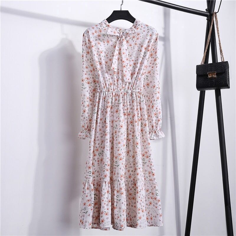 korean long sleeve dress