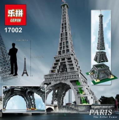 LEPIN 17002 Streetview Creator Eiffel Tower 3478pcs 10181 Hobbies Toys Toys Games on Carousell