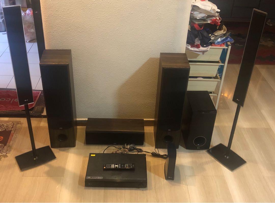 LG bluray wireless home theatre system + orix sound labs speakers