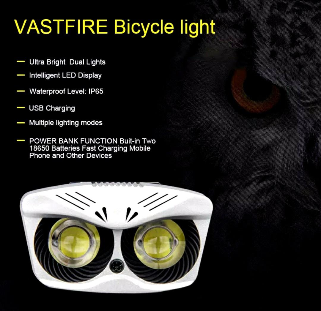 vastfire bike light charging