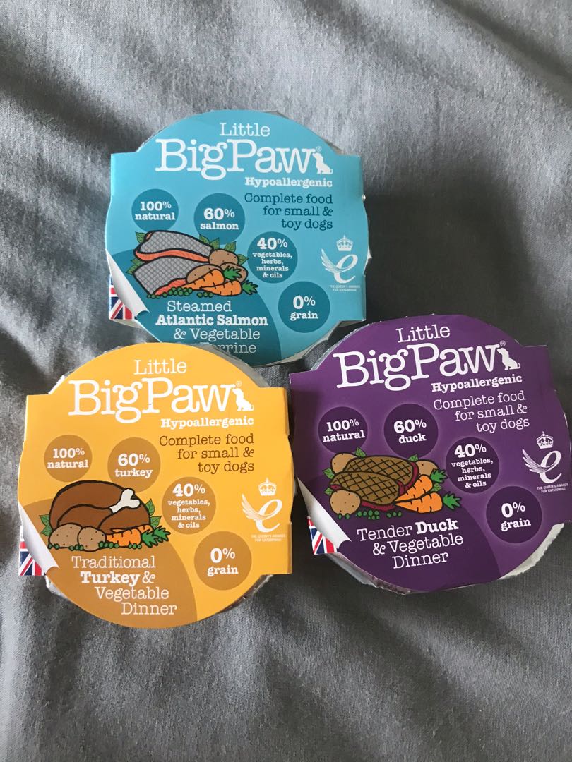 Big paws store dog food