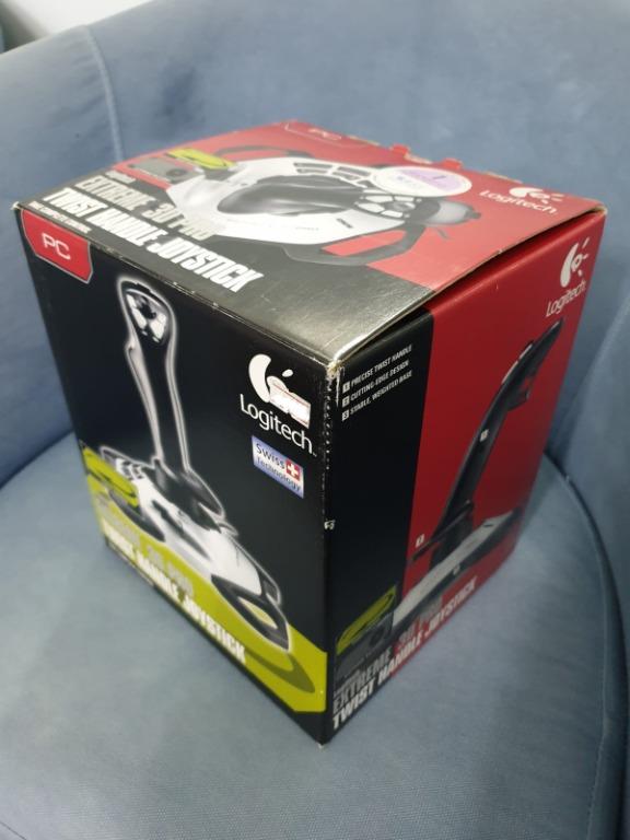 Logitech Extreme 3D Pro Twist Handle Joystick, Video Gaming, Gaming ...