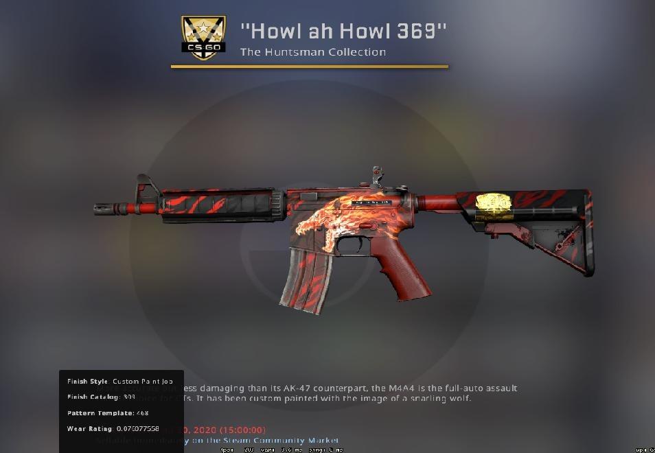 M4A4 Howl CSGO, Video Gaming, Gaming Accessories, Game Gift Cards ...