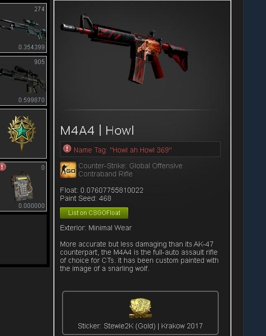 M4a4 Howl Csgo Toys Games Video Gaming Video Games On Carousell The old m4a4 | howl before the contraband update that happened after the dmca takedown. m4a4 howl csgo