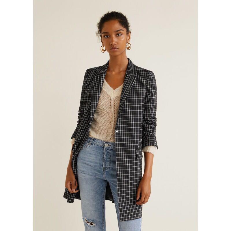 Mango Lapels Structured Coat Women s Fashion Coats Jackets