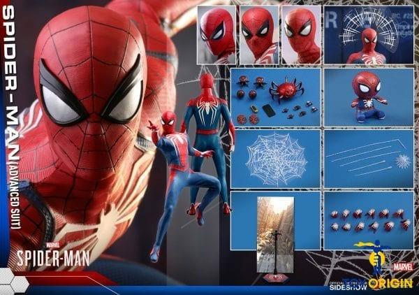 Mib Brand New Hot Toys Marvel S Advanced Suit Spider Man Ps4 Vgm031 Toys Games Bricks Figurines On Carousell
