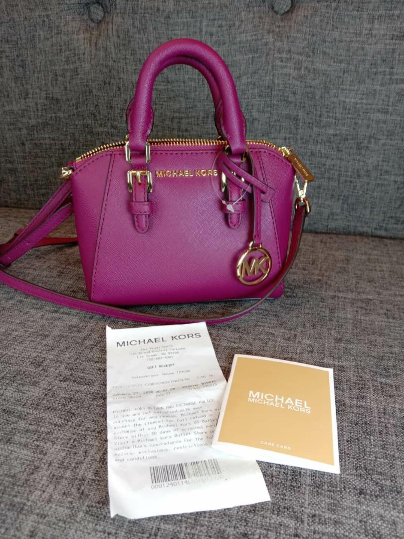 Michael kors ciara magenta top