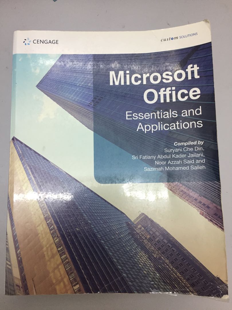 Microsoft Office Essentials and Applications, Hobbies & Toys, Books & Magazines, Textbooks on 
