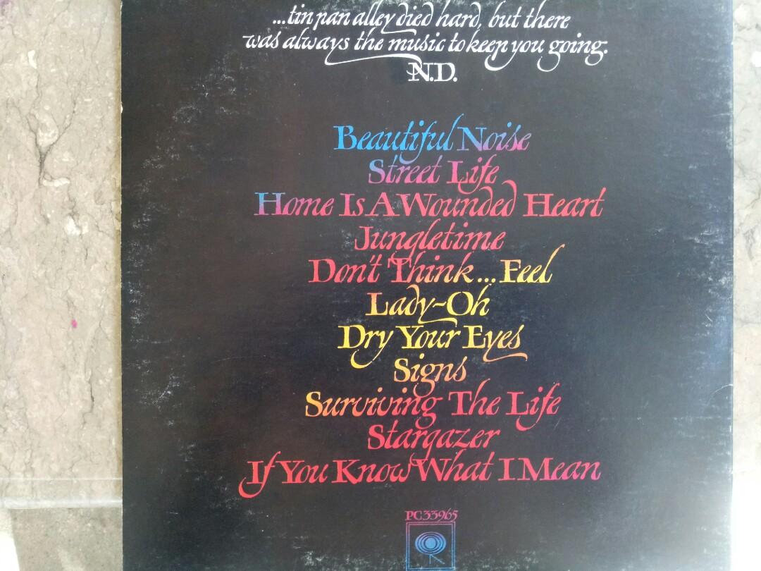 Neil Diamond LP Vinyl Plaka Turntable (Category: Vinyls) located in Manila. Submitted by kinganalog (Listing ID 1022886897, Image 3). Description: Neil Diamond, Beautiful Noise album gatefold in vg to ex condition, 1978 made in USA. Selling price P850 shipping nationwide via Jrs or COD via Lalamove at buyer's account..