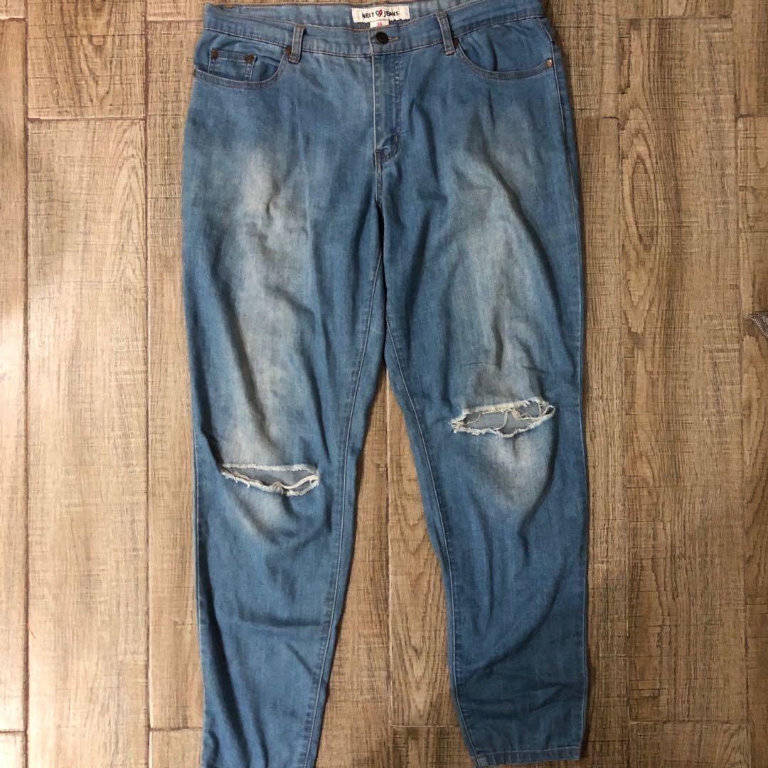 next ripped jeans