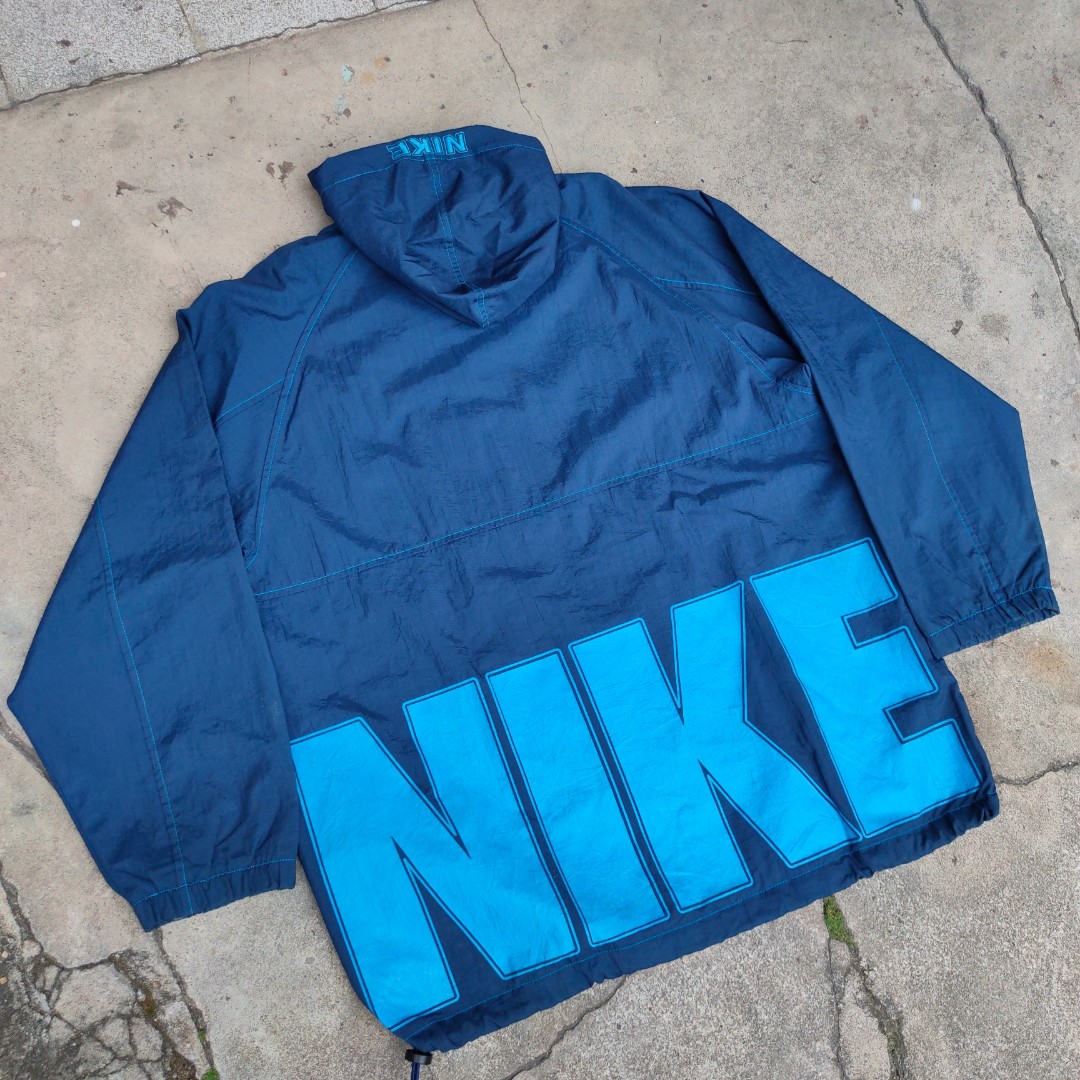 Nike big logo jacket, Fesyen Pria 