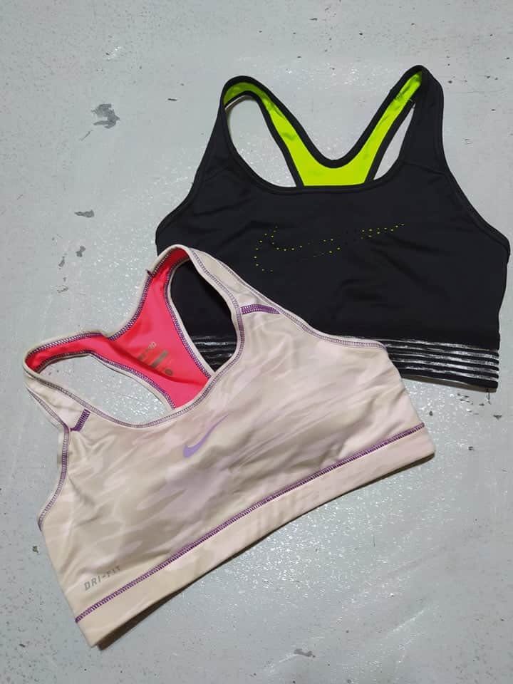 nike sports bra and shorts