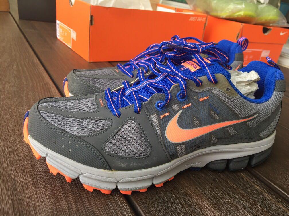 Nike Women's Pegasus+ 28 Trail (running shoe)(grey and blue), Men's Fashion, Activewear on Carousell