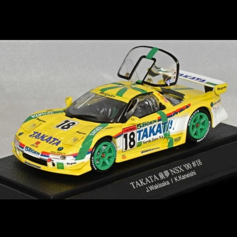 NIKKO 1/43 HONDA NSX Type R JGTC TAKATA 00 #18 J. Wakisaka/ K