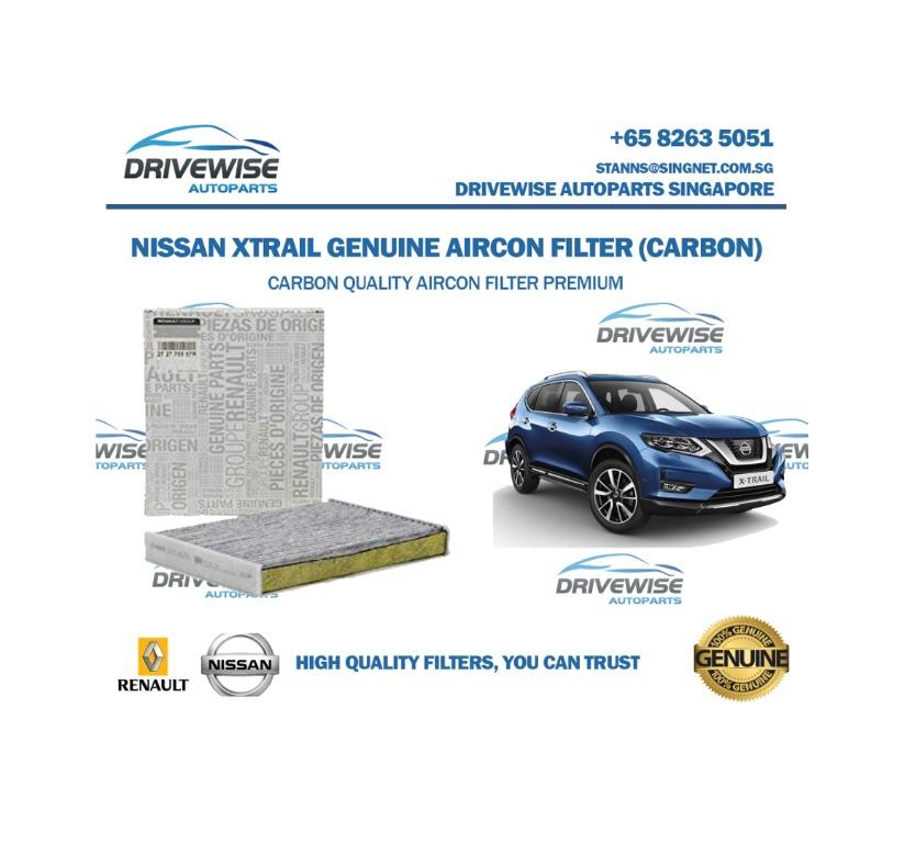 Nissan X Trail Genuine Aircon Filter Carbon Type Cabin Filter Renault Nissan Free Delivery Car Accessories Accessories On Carousell