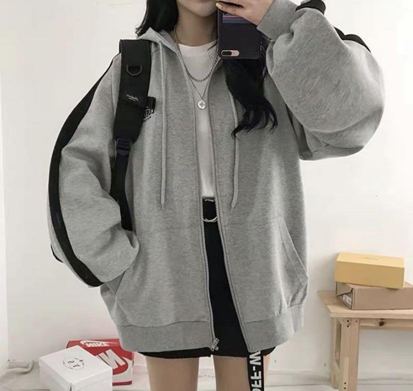 oversized jacket with hood