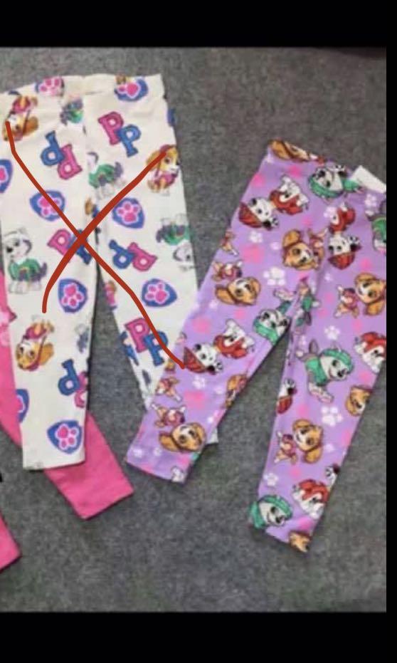 Paw Patrol Pyjamas 4-5 yrs Pink Blue Sparkly Glitter