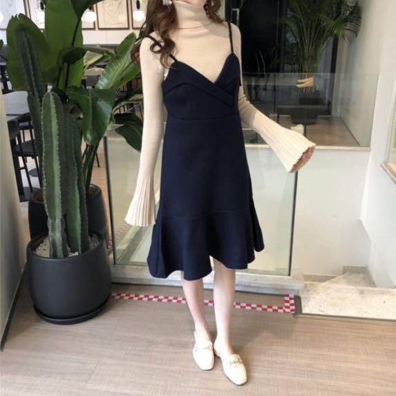 Peplum Flare Dress Women S Fashion Muslimah Fashion Dresses On Carousell