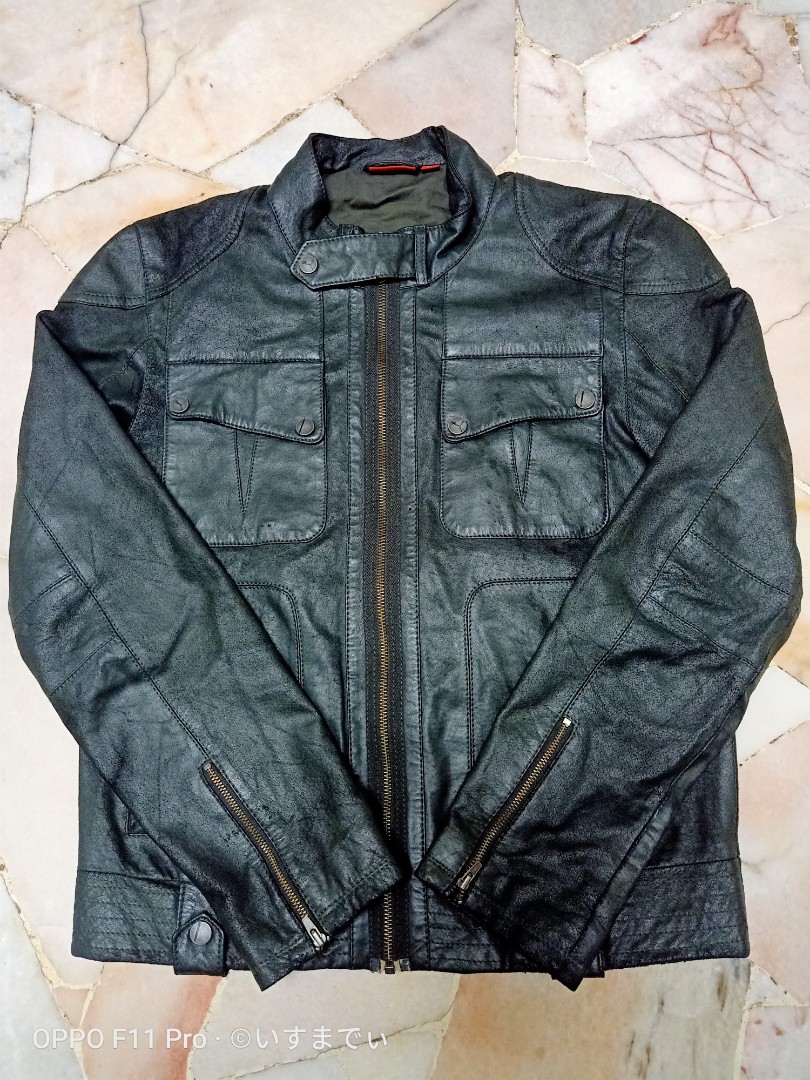 Puma ducati leather jacket discount