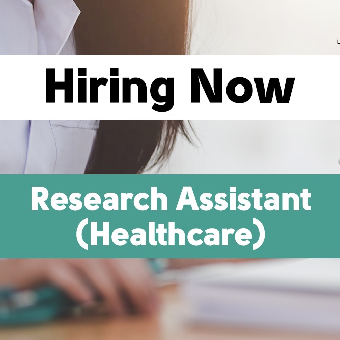 research assistant jobs public health