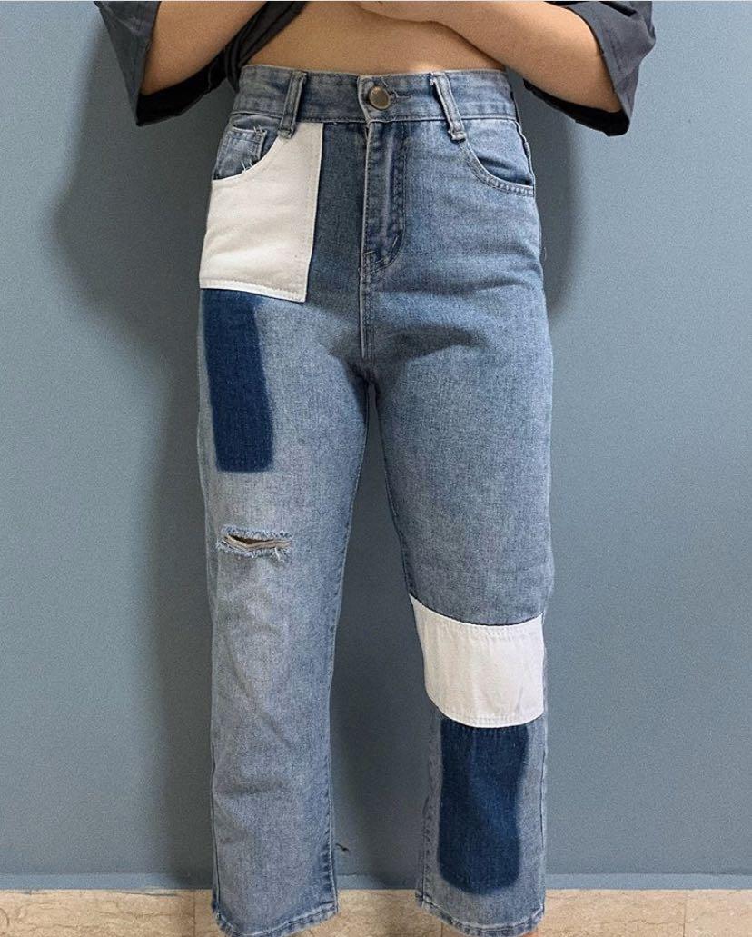 vintage high waisted jeans outfit